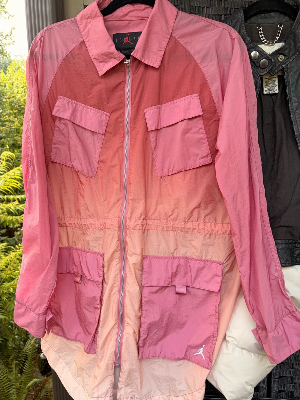 Jordan Women's Pink Gradient Utility Jacket